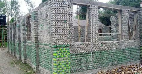 Incredible See Photos Of Houses Built Using Plastic Bottles Filled