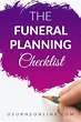 Funeral Planning Checklist (Free Printable) » Urns | Online