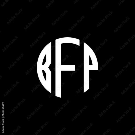 Bfp Letter Logo Design Bfp Letter In Circle Shape Bfp Creative Three