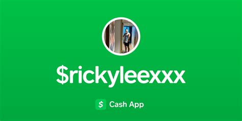 Pay Rickyleexxx On Cash App