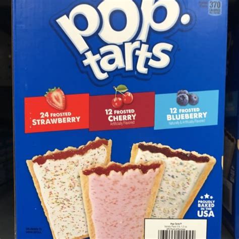 48 Ct Pop Tarts Frosted Toaster Pastries 24 Strawberry 12 Blueberry 12 Cherry Kellogg’s Buync