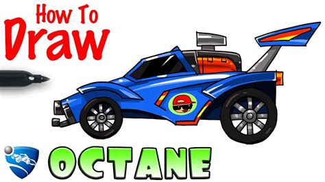 How To Draw Octane Rocket League Youtube