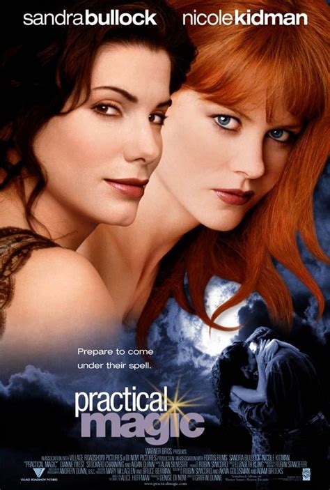 The Movie Poster For Practical Magic With Two Women Looking Into Each Other S Eyes