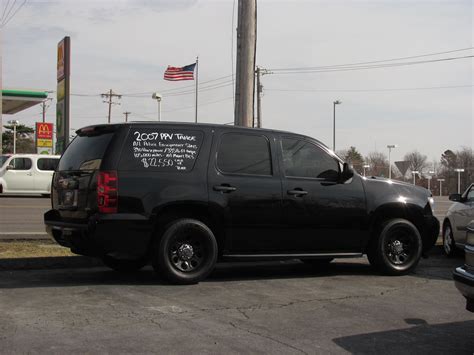 Black 2007 Chevy Tahoe Ppv Police Patrol Vehicle For Sale Flickr