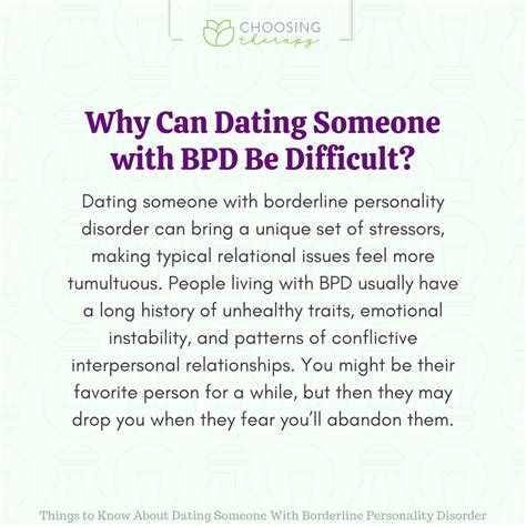 12 Tips For Dating Someone With Bpd