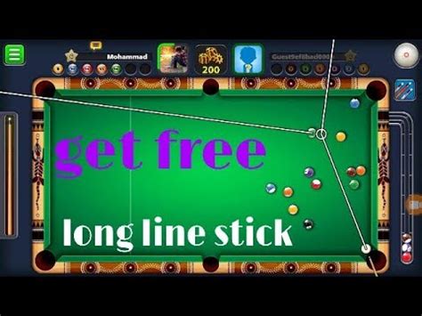 Taking 8 ball pool mod unlimited coins hack request by the viewers into consideration, this post is acknowledged. 8 ball pool stick line long free free free - YouTube