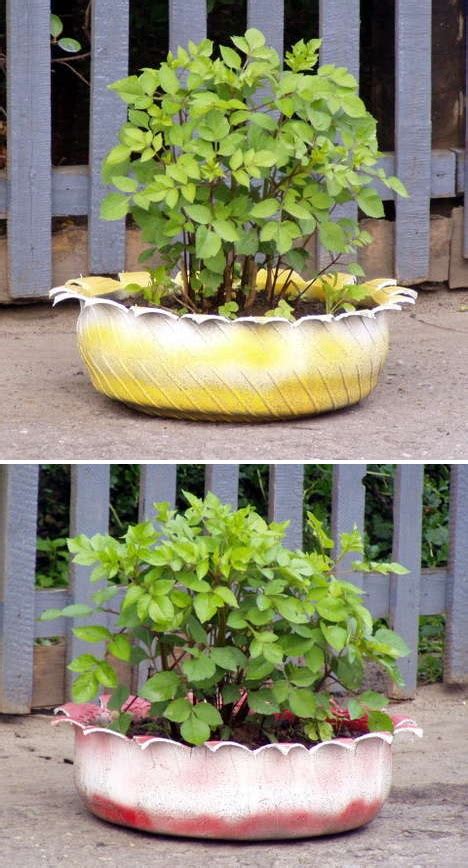 Recycled Garden Planters