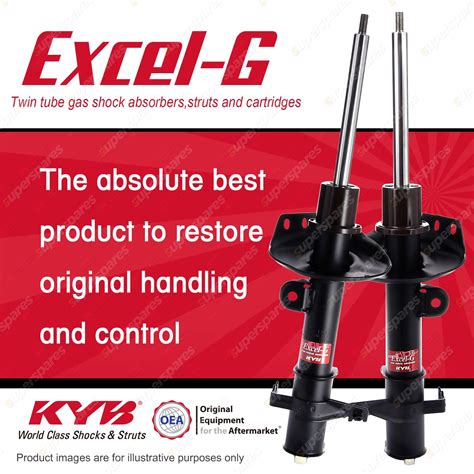 2 X Front Kyb Excel G Strut Shock Absorbers For Honda Crv Re4 K24z1 24