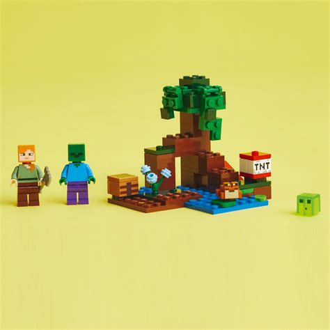 Lego Minecraft The Swamp Adventure Biome Lucky Duck Toys