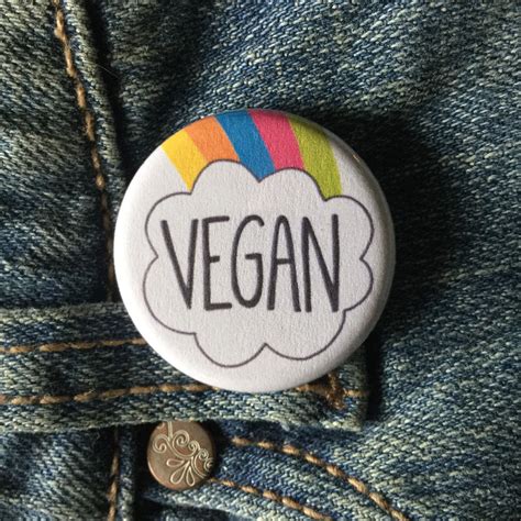 Vegan Button Radical Buttons