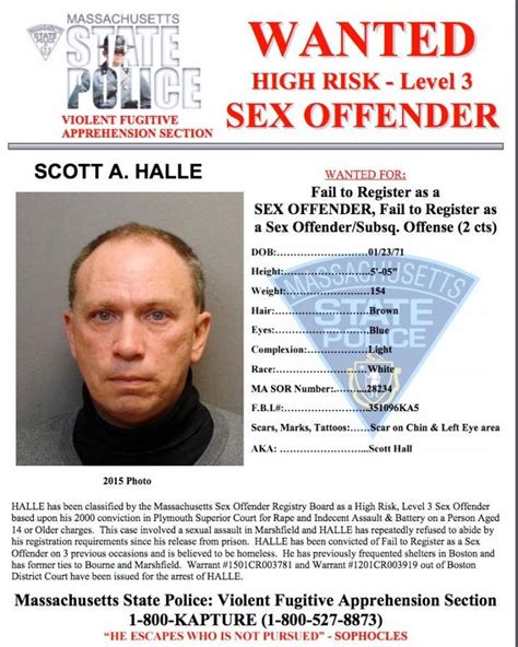 Plymouth County Sex Offender Added To State Polices Most Wanted List