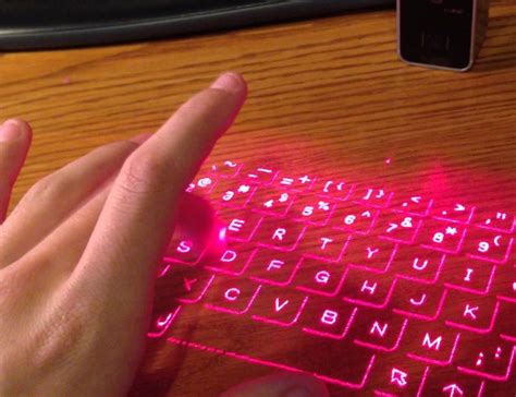 Cube Laser Virtual Keyboard Gadget Flow