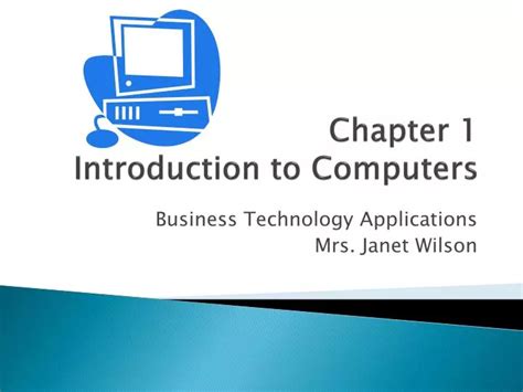 Ppt Chapter 1 Introduction To Computers Powerpoint Presentation Free