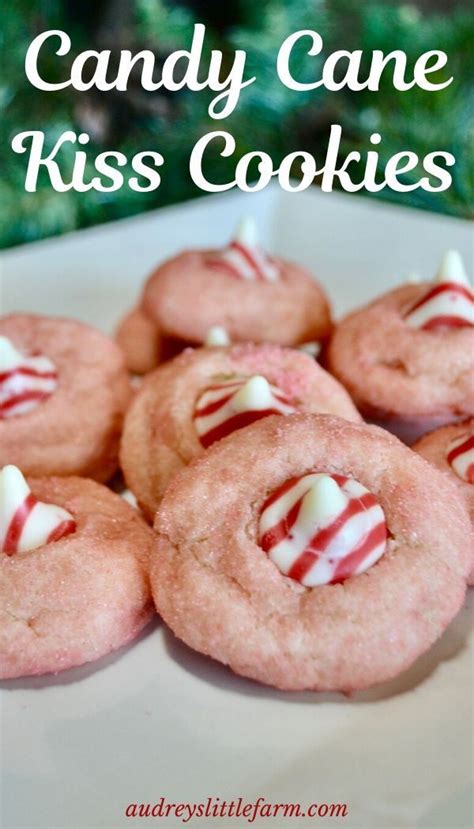 Candy Cane Kiss Cookies Recipe Christmas Food Desserts Delicious