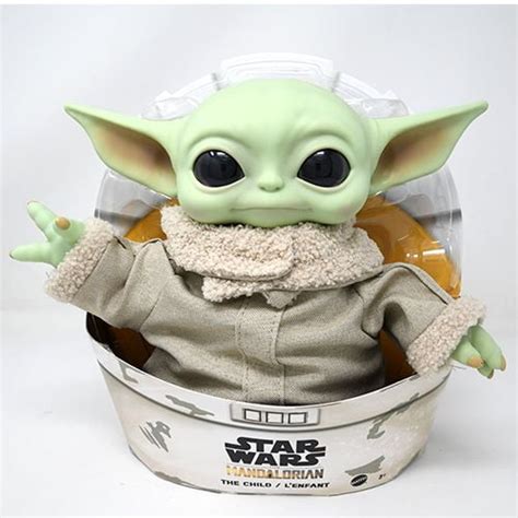 Star Wars Mandalorian Baby Yoda The Child 11 Plush Doll Gwd85 Mattel