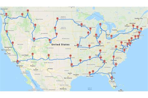 Looking At Cross Country Road Trips This Is The Ultimate Itinerary