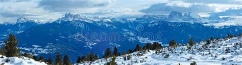 Beautiful Winter Mountain Landscape Stock Photo Image Of Horn Slope