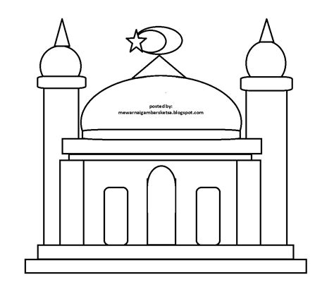 Beragam gambar masjid dengan arsitektur mengagumkan. Ide 20+ Mewarnai Gambar Masjid Untuk Anak Sd