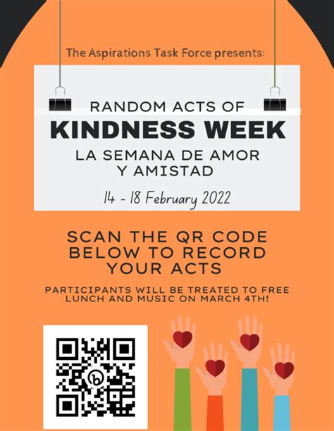 Random Acts Of Kindness Challenge Week To Kick Off Monday The Paw Print