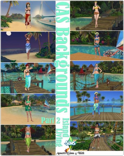 Annett`s Sims 4 Welt Cas Backgrounds Island Living Part 2 • Sims 4