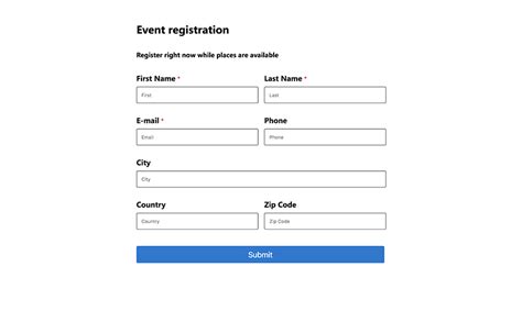 Use Marketing Forms For Event Registration Dynamics 365 Marketing