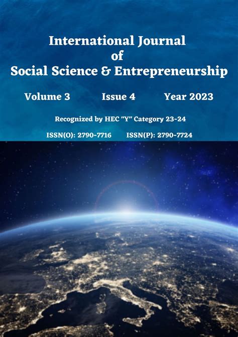 Vol 3 No 4 2023 International Journal Of Social Science And