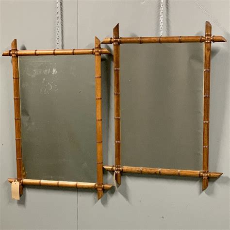 Antiques Atlas Large French Faux Bamboo Mirror