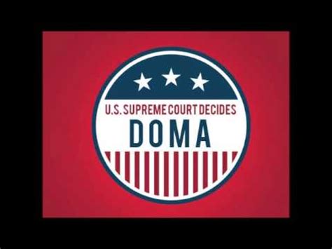 Doma The Defense Of Marriage Act Youtube