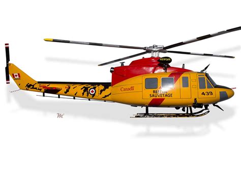 Bell 412 Uh 1 Griffon Rescue Sauvetage 2 Model Helicopters Us 20950