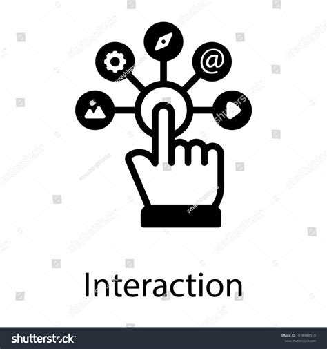 Social Interaction Icon Filled Vector Stock Vector Royalty Free