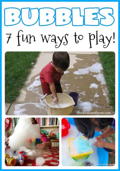 A fun speaking activity to consider using with your tefl classes for kids is password. 7 fun activities for toddlers using BUBBLES! - The ...