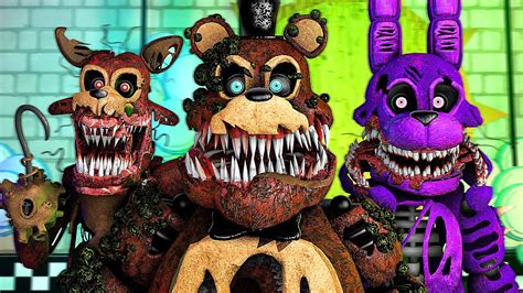 Five Nights At Freddy S Song Fnaf Sfm 4k Twisted Ocular Remix Youtube