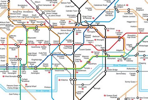 Plan A Journey London Tube Map London Tube Underground Map