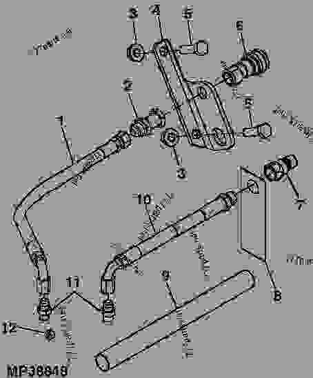 Rear Auxiliary Hydraulic Kit Tractor Compact Utility John Deere 2305