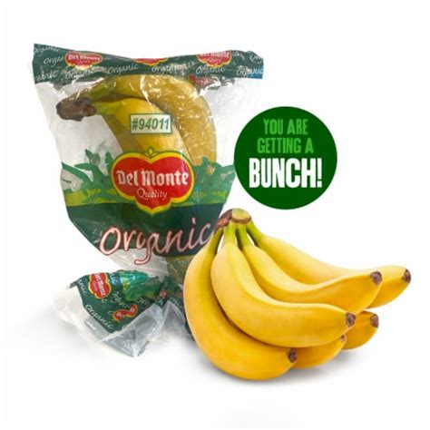 Bunch Of Organic Bananas 5 7 Bananas Per Bunch 2 Lb Smiths Food