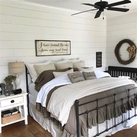 Sharing some of the best ticking stripe farmhouse bedding. Wooden Signs - I Have Found The One Whom My Soul Loves ...