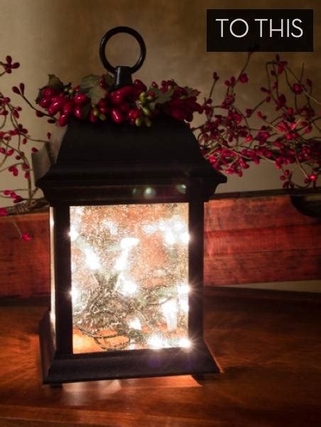 How To Turn An Outdoor Light Fixture Into An Indoor Holiday Lantern