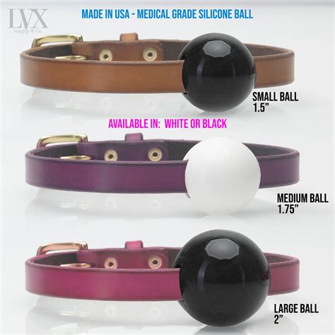 Medical Grade Silicone Ball Gag Bdsm Ball Gag Leather Etsy Canada