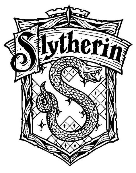 In that case, the one that was established over 1000 years ago by salazar slytherin. slytherin house crest | Harry Poter | Pinterest | Coloring ...