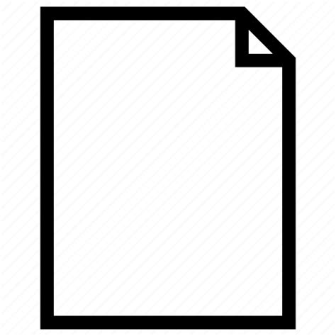 Blank Document File Page Paper Icon