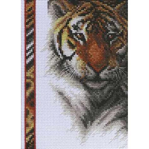 Wildlife Tiger Mini Counted Cross Stitch Kit OfficeSupply Com
