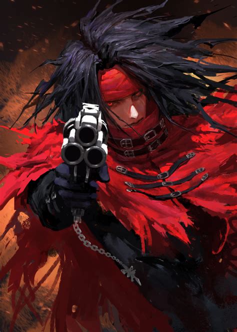 Vincent Valentine Final Fantasy And 1 More Drawn By Diaodiao Danbooru