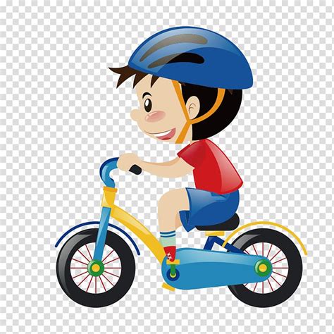 Boy Riding A Bicycle Bicycle Cartoon Cycling Cute Cartoon Children