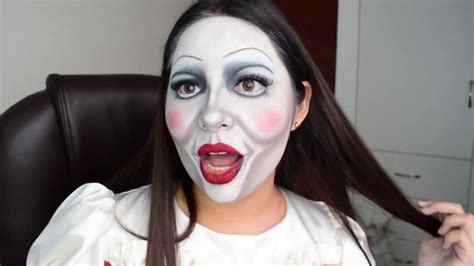 Halloween Makeup Tutorial Annabelle Youtube
