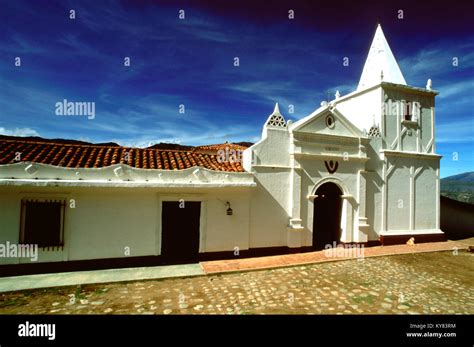 Church In Los Nevados Village In Andean Cordillera Merida State