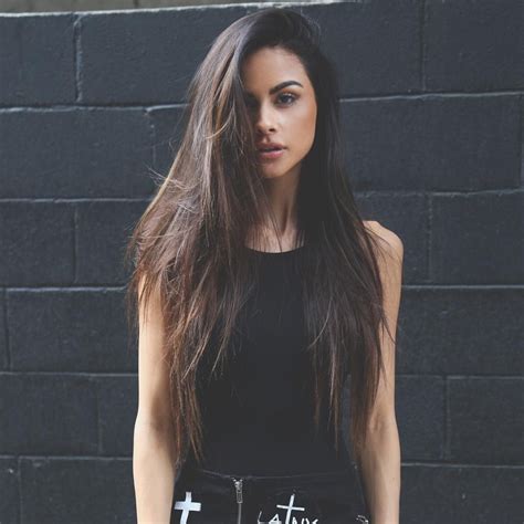 Sophia Miacova Instagram Brown Straight Hair Long Hair Girl