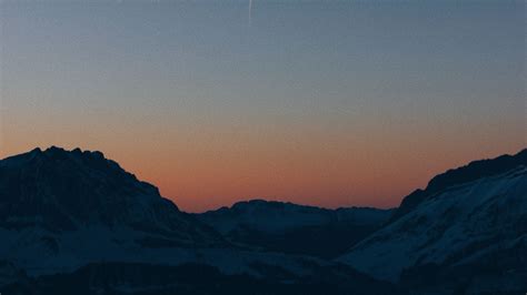 Download Wallpaper 1920x1080 Mountains Sunset Sky Peaks Full Hd