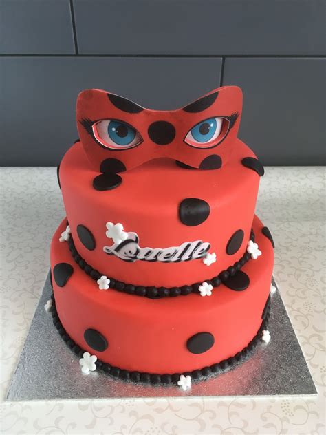 Miraculous Ladybug Cake Lady Bug Birthday Cake Ladybug Birthday