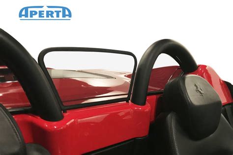 Wind Deflector Ferrari Spider Type F Black Carparts Expert