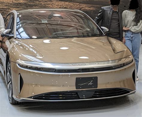 Photos Of The Lucid Air With Front License Plate Attached Lucid